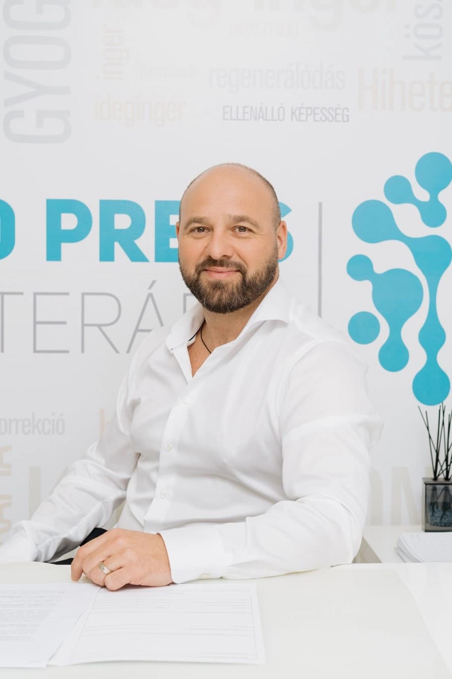 Vargha Attila, a Neuropress Terápia alapítója